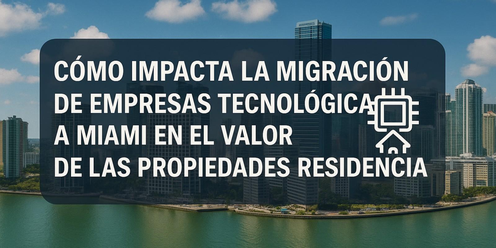 Empresas tecnológicas eligen Miami como nuevo destino