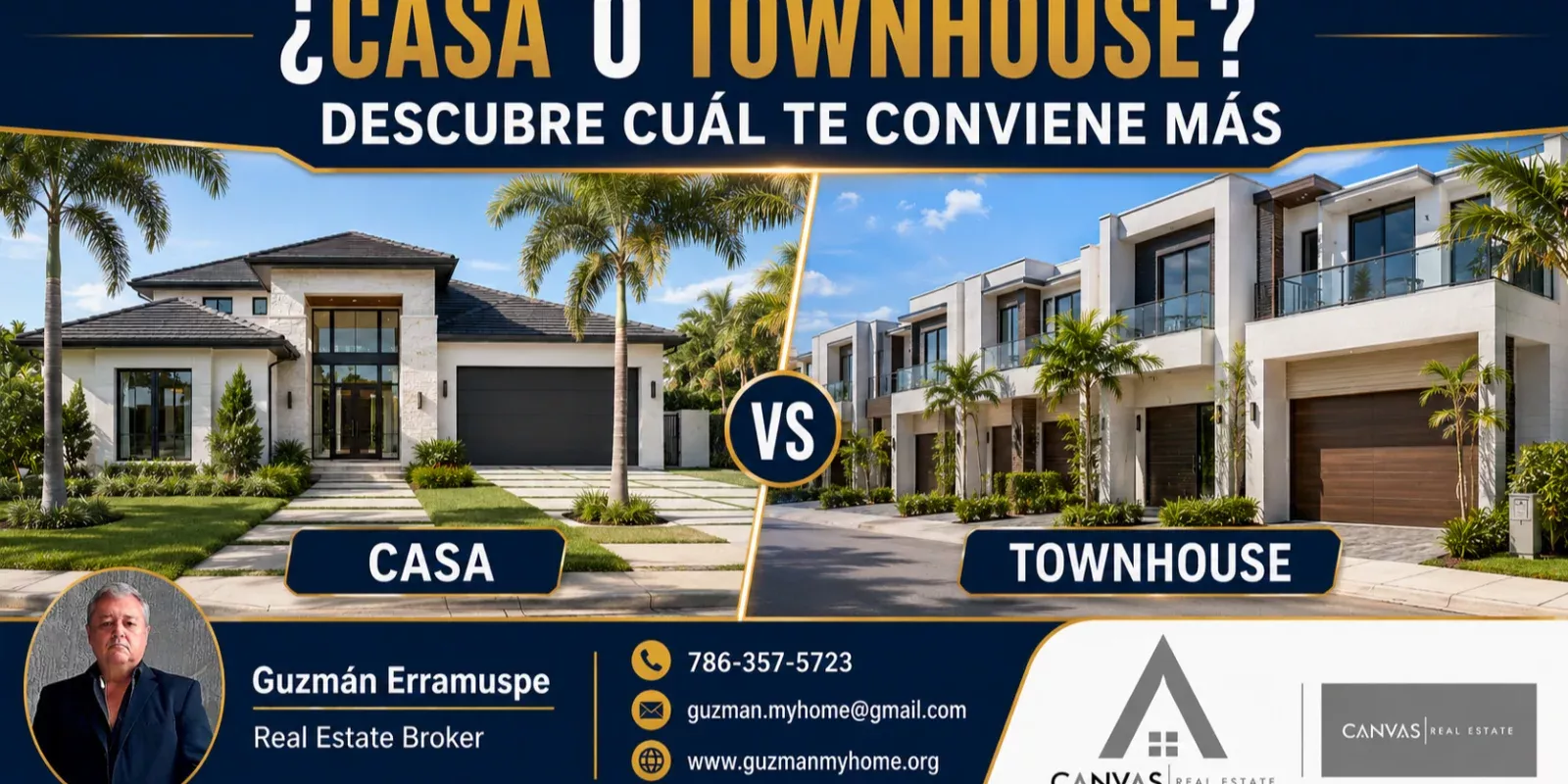 Casa o Townhouse: ¿Cuál es la mejor opción?