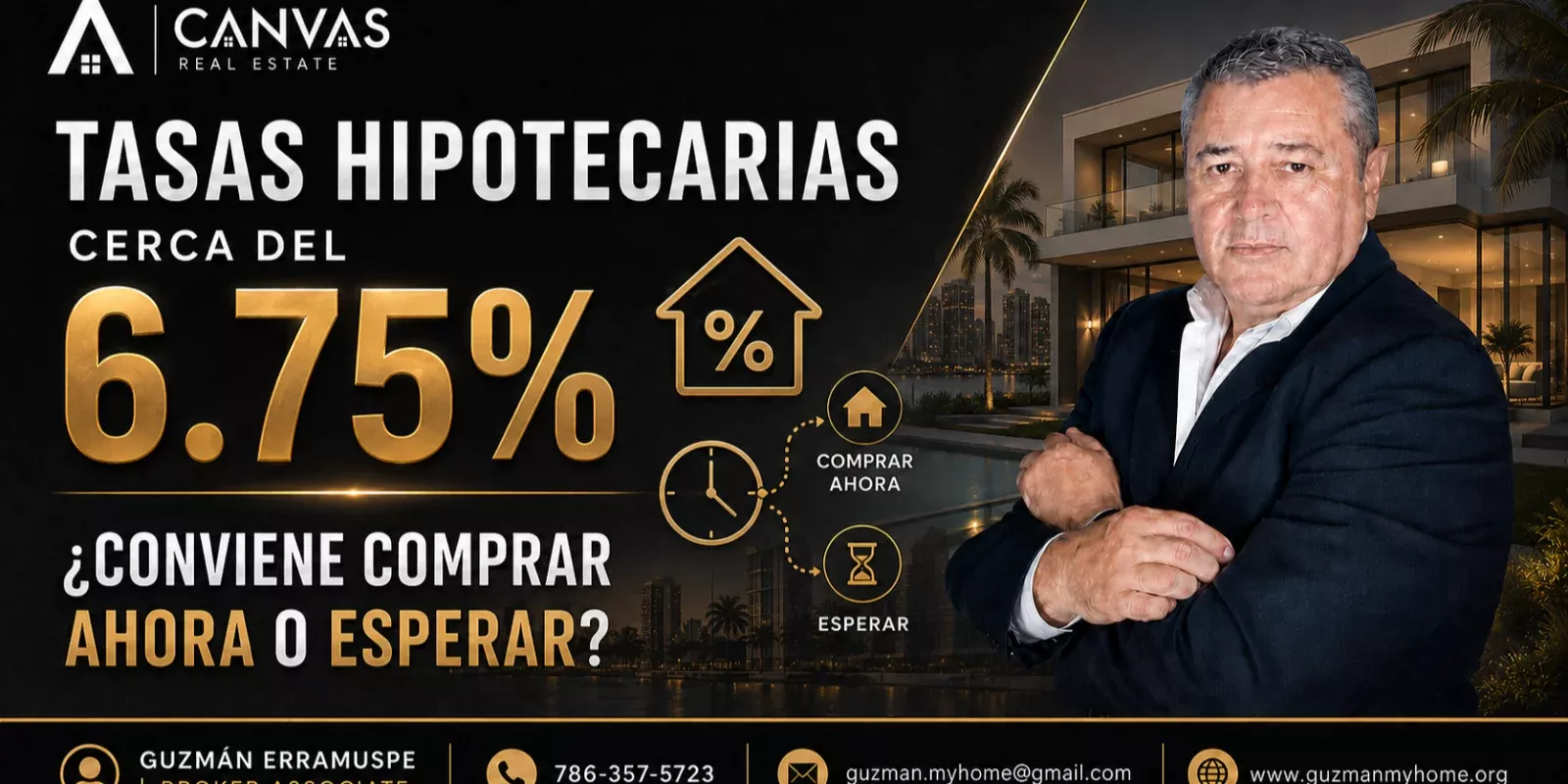 Tasas hipotecarias al 6.75%: ¿Comprar o esperar?