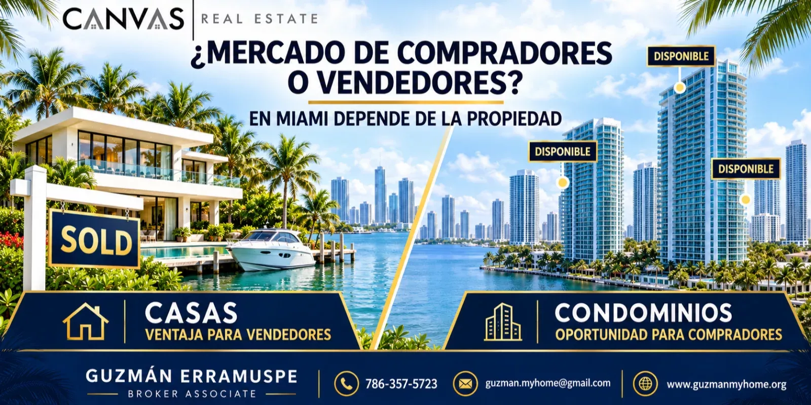 Mercado Inmobiliario en Miami: Compradores vs. Vendedores