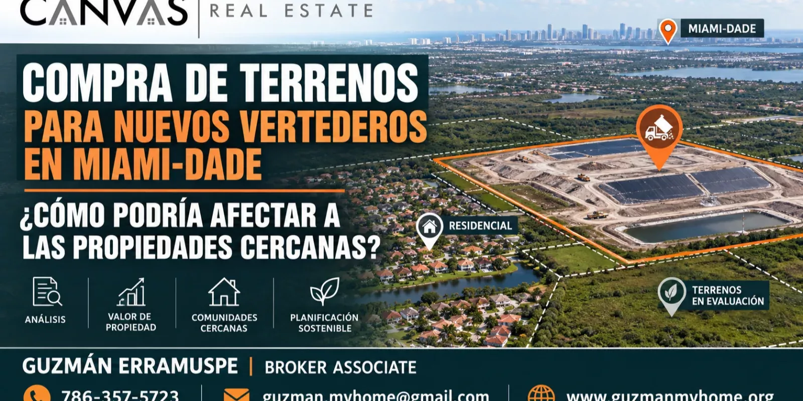 Impacto de nuevos vertederos en Miami-Dade