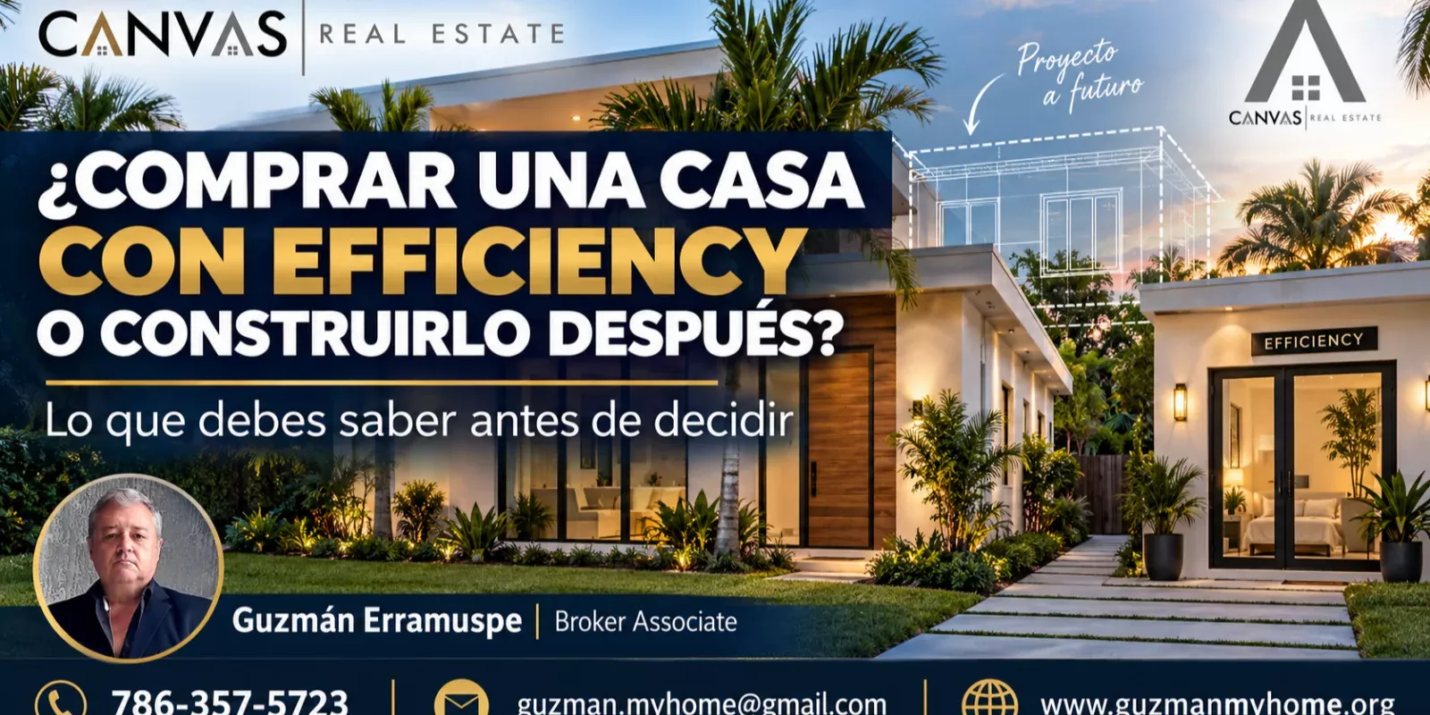 ¿Comprar una casa con efficiency o construirla después? Lo que debes saber antes de decidir