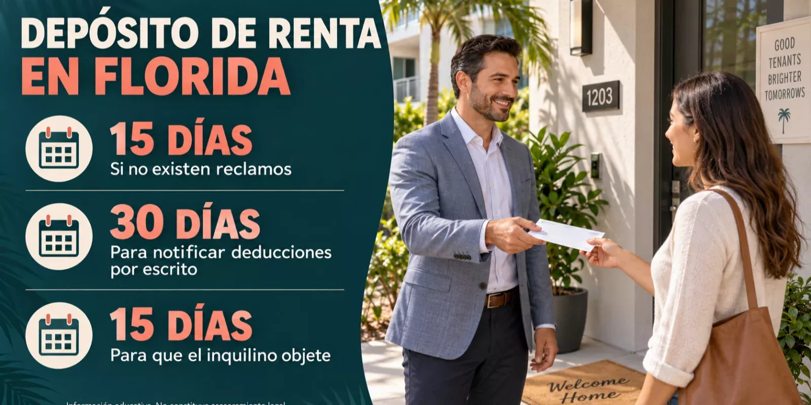 ¿Cuánto tiempo tiene el propietario para devolver el depósito de una renta?