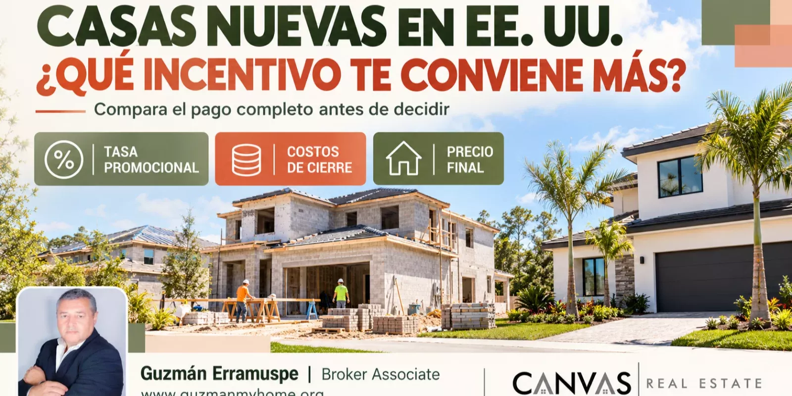 Suben las ventas de casas nuevas en EE. UU.: cómo comparar los incentivos del constructor