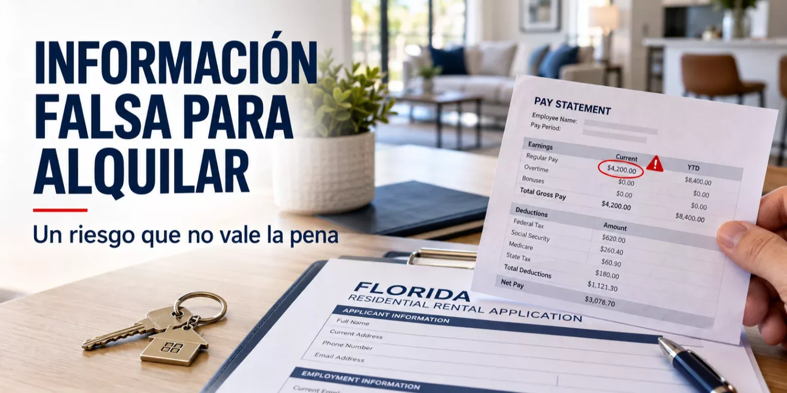 Información falsa para calificar a una renta: un riesgo que no vale la pena